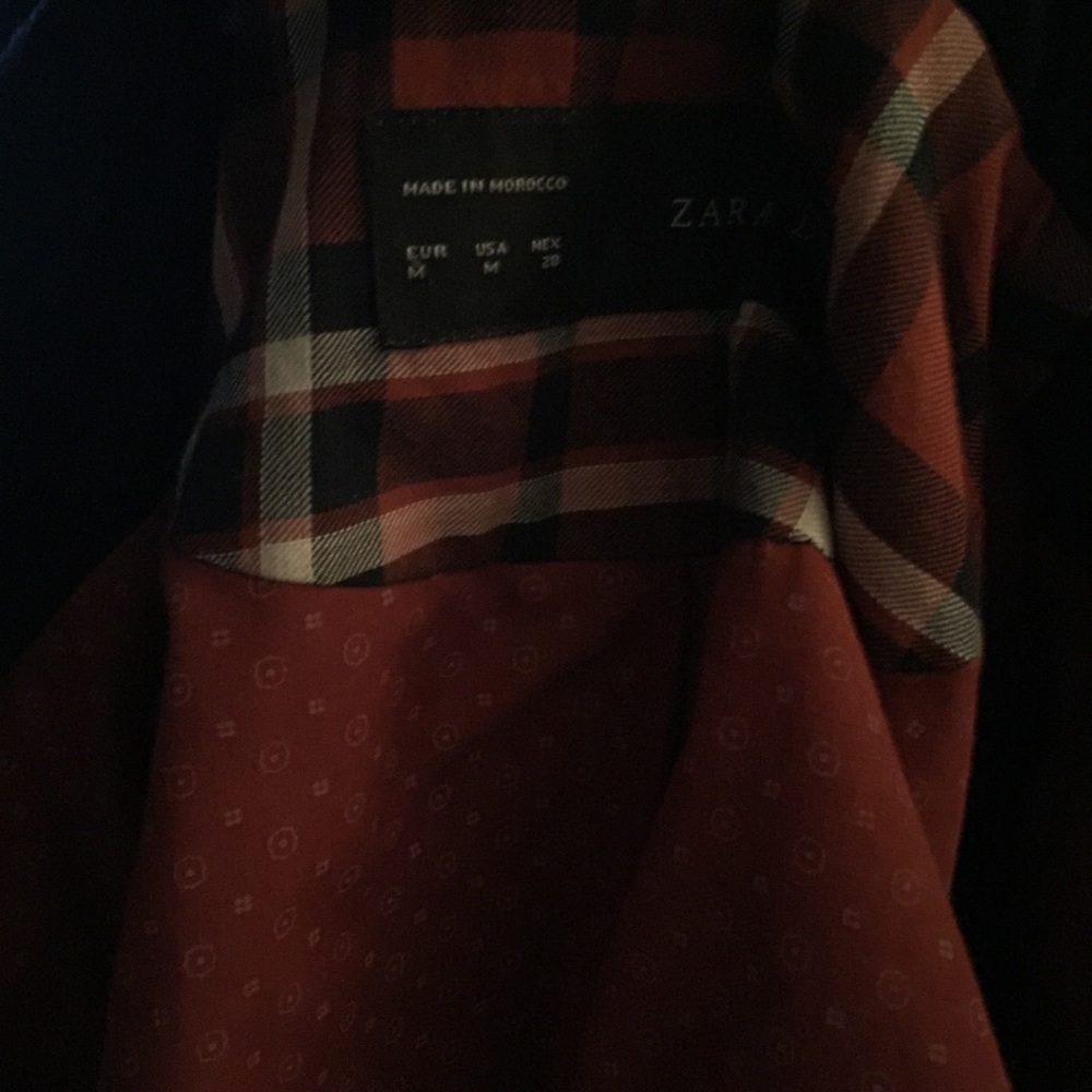 Zara Basic Velour Blazer Size Medium - image 7